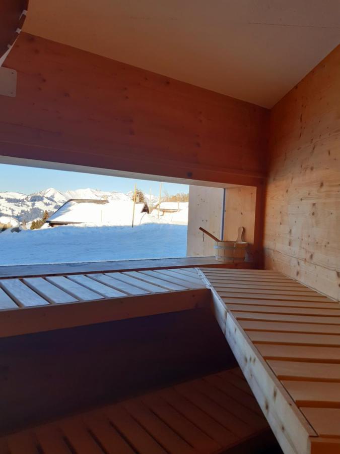 Alpine Dream Chalet With Spa Close To Lake Geneva Les Mosses Экстерьер фото