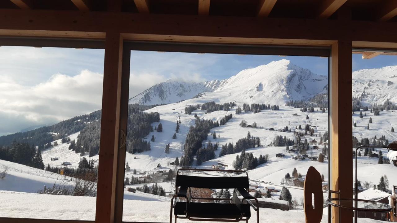 Alpine Dream Chalet With Spa Close To Lake Geneva Les Mosses Экстерьер фото