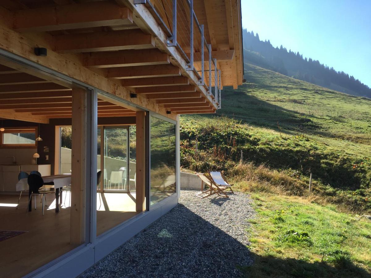 Alpine Dream Chalet With Spa Close To Lake Geneva Les Mosses Экстерьер фото